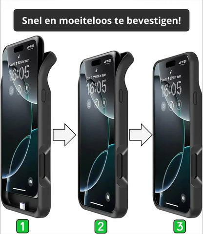 Magnetische 2-in-1 PowerCase 10000mAh Magsafe Wireless Charger Case