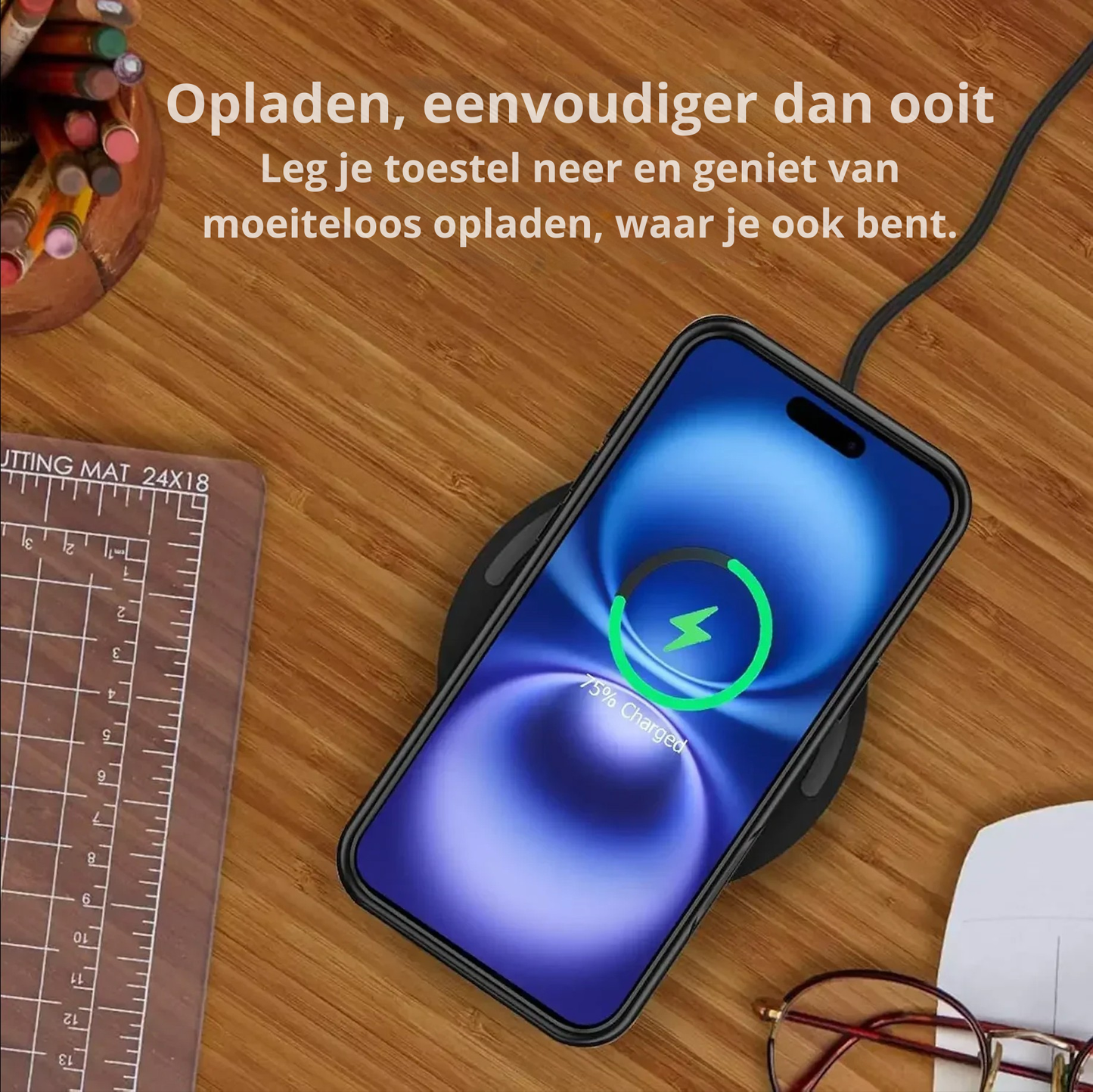 Magnetische 2-in-1 PowerCase 10000mAh Magsafe Wireless Charger Case