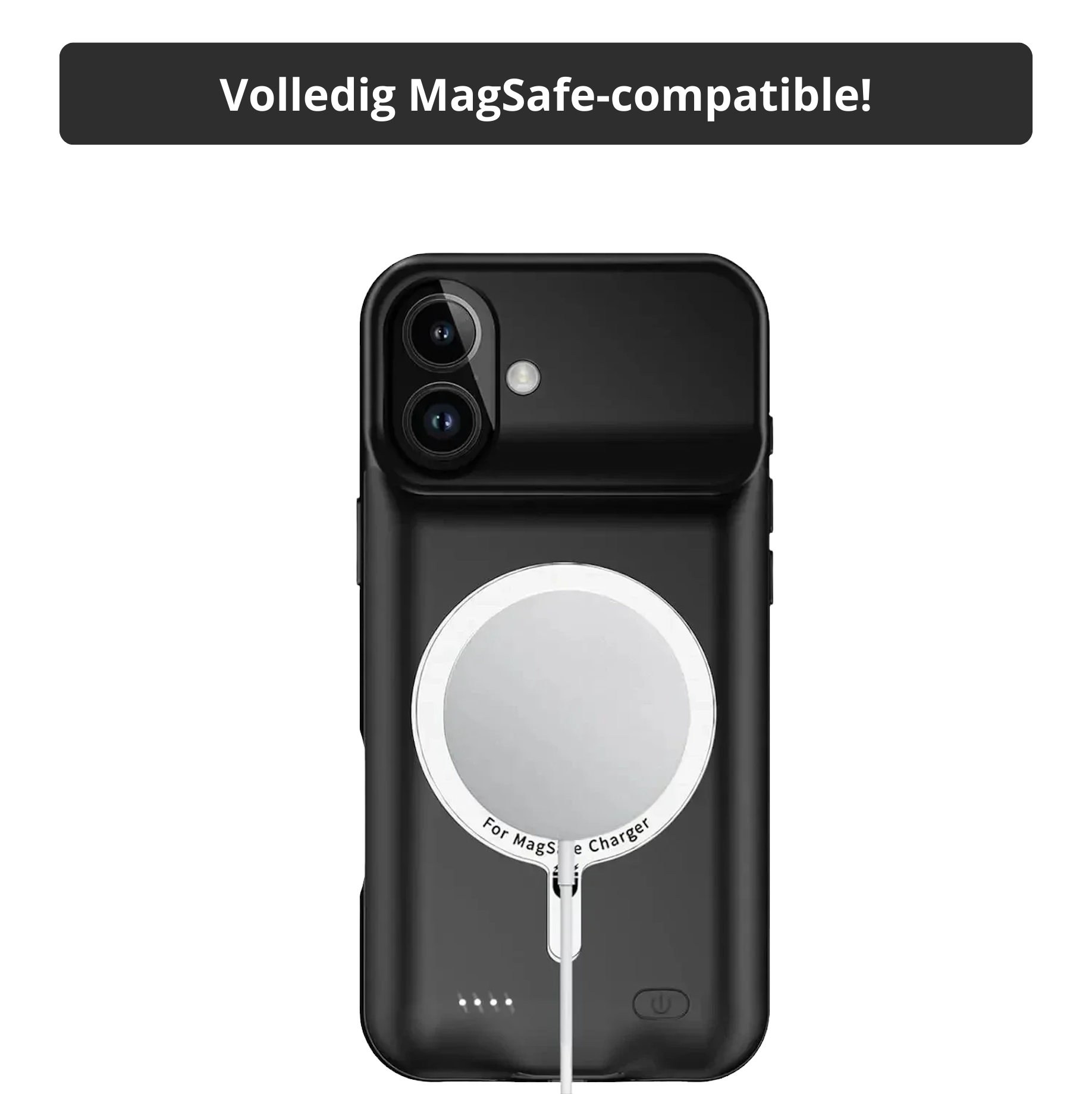 Magnetische 2-in-1 PowerCase 10000mAh Magsafe Wireless Charger Case